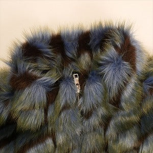 SUPREME シュプリーム 25SS 2-Tone WINDSTOPPER Faux Fur Jacket Blue ファージャケット 紺 Size 【L】 【新古品・未使用品】 20816185