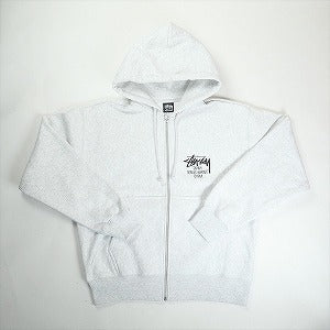 STUSSY ステューシー ×DOVER STREET MARKET 23AW STOCK DSM GINZA ZIP HOODIE ASH GRAY ジップパーカー 薄灰 Size 【M】 【新古品・未使用品】 20816218