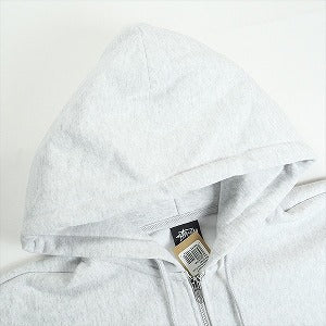 STUSSY ステューシー ×DOVER STREET MARKET 23AW STOCK DSM GINZA ZIP HOODIE ASH GRAY ジップパーカー 薄灰 Size 【M】 【新古品・未使用品】 20816218