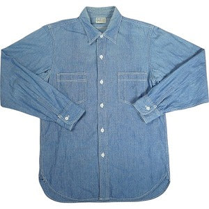 At Last ＆ Co アットラスト/BUTCHER PRODUCTS ブッチャープロダクツ WORK CHAMBRAY SHIRT 長袖シャツ インディゴ Size 【14】 【中古品-良い】 20816230