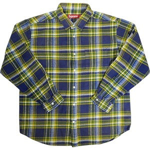 SUPREME シュプリーム 25SS Old English Plaid Flannel Shirt Navy 長袖シャツ 紺 Size 【M】 【新古品・未使用品】 20816255