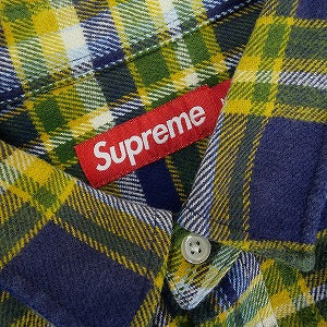 SUPREME シュプリーム 25SS Old English Plaid Flannel Shirt Navy 長袖シャツ 紺 Size 【M】 【新古品・未使用品】 20816255