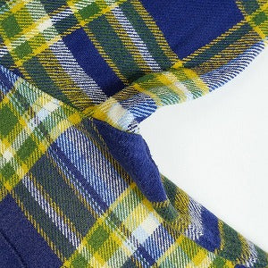 SUPREME シュプリーム 25SS Old English Plaid Flannel Shirt Navy 長袖シャツ 紺 Size 【M】 【新古品・未使用品】 20816255