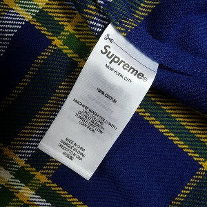 SUPREME シュプリーム 25SS Old English Plaid Flannel Shirt Navy 長袖シャツ 紺 Size 【M】 【新古品・未使用品】 20816255