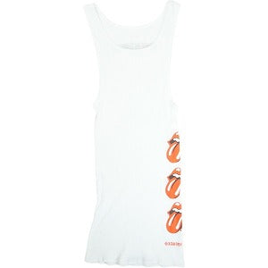 CHROME HEARTS クロム・ハーツ ROLLING STONES RIB TANKTOP WHITE/RED タンクトップ 白 Size 【M】 【中古品-良い】 20816312