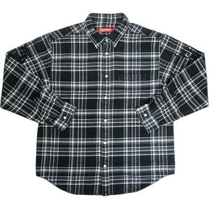 SUPREME シュプリーム 25SS Old English Plaid Flannel Shirt Black 長袖シャツ 黒 Size 【M】 【新古品・未使用品】 20816322