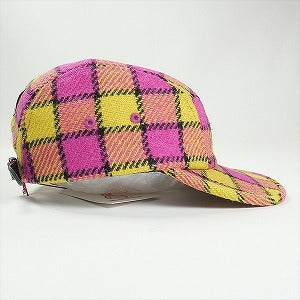 SUPREME シュプリーム 25SS Harris Tweed Camp Cap Pink Plaid キャンプキャップ ピンク Size 【フリー】 【新古品・未使用品】 20816334