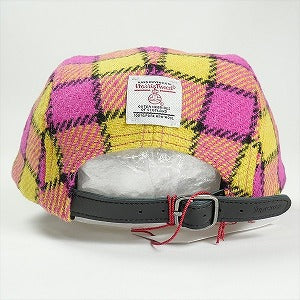 SUPREME シュプリーム 25SS Harris Tweed Camp Cap Pink Plaid キャンプキャップ ピンク Size 【フリー】 【新古品・未使用品】 20816334