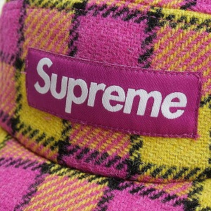 SUPREME シュプリーム 25SS Harris Tweed Camp Cap Pink Plaid キャンプキャップ ピンク Size 【フリー】 【新古品・未使用品】 20816334