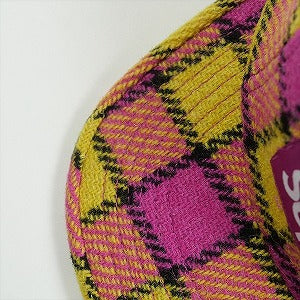 SUPREME シュプリーム 25SS Harris Tweed Camp Cap Pink Plaid キャンプキャップ ピンク Size 【フリー】 【新古品・未使用品】 20816334