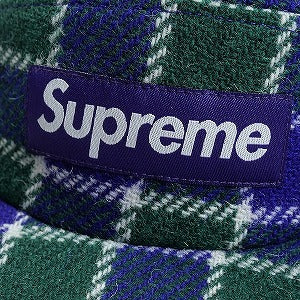 SUPREME シュプリーム 25SS Harris Tweed Camp Cap Green Plaid キャンプキャップ 緑 Size 【フリー】 【新古品・未使用品】 20816379