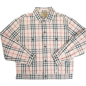 SUPREME シュプリーム ×Burberry 22SS Denim Trucker Jacket Pink デニムジャケット ピンク Size 【M】 【中古品-ほぼ新品】 20816381