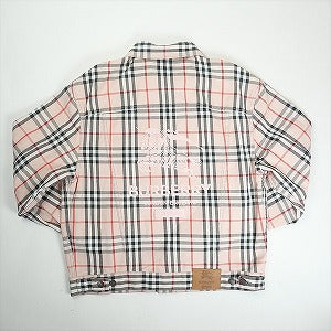 SUPREME シュプリーム ×Burberry 22SS Denim Trucker Jacket Pink デニムジャケット ピンク Size 【M】 【中古品-ほぼ新品】 20816381