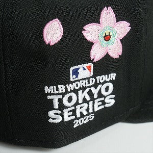 村上隆 ムラカミタカシ ×MLB World Tour Tokyo Series 2025 New Era 59Fifty Dodgers Strapback Hat キャップ 黒 Size 【7　7/8(XXXL)】 【新古品・未使用品】 20816665