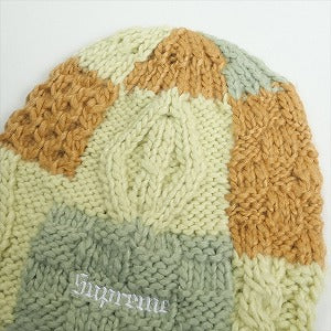 SUPREME シュプリーム 25SS Block Knit Beanie Tan ビーニー タン Size 【フリー】 【新古品・未使用品】 20816953
