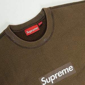 SUPREME シュプリーム 25SS Washed Box Logo Crewneck Brown クルーネックスウェット 茶 Size 【M】 【新古品・未使用品】 20817072
