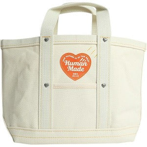 HUMAN MADE ヒューマンメイド 25SS CANVAS TOTE SMALL HM29GD005 ハートロゴキャンバストートバッグ 白 Size 【S】 【新古品・未使用品】 20817126