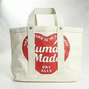HUMAN MADE ヒューマンメイド 25SS CANVAS TOTE SMALL HM29GD005 ハートロゴキャンバストートバッグ 白 Size 【S】 【新古品・未使用品】 20817126