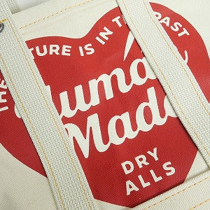 HUMAN MADE ヒューマンメイド 25SS CANVAS TOTE SMALL HM29GD005 ハートロゴキャンバストートバッグ 白 Size 【S】 【新古品・未使用品】 20817126