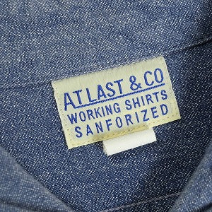 At Last ＆ Co アットラスト/BUTCHER PRODUCTS ブッチャープロダクツ WORK SHIRT 長袖シャツ 水色 Size 【14.5】 【中古品-良い】 20817222