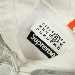 SUPREME シュプリーム ×MM6 Maison Margiela 24SS Foil Box Logo Hooded Sweatshirt White パーカー 白 Size 【S】 【新古品・未使用品】 20817266