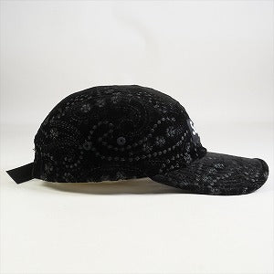 SUPREME シュプリーム 23AW Velvet Paisley Camp Cap Black キャンプキャップ 黒 Size 【フリー】 【新古品・未使用品】 20817283