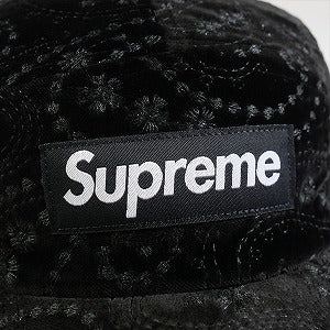 SUPREME シュプリーム 23AW Velvet Paisley Camp Cap Black キャンプキャップ 黒 Size 【フリー】 【新古品・未使用品】 20817283