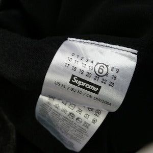 SUPREME シュプリーム ×MM6 Maison Margiela 24SS Foil Box Logo Hooded Sweatshirt Black パーカー 黒 Size 【L】 【新古品・未使用品】 20817296