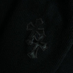 CHROME HEARTS クロム・ハーツ Y NOT SLEEP WITH THE FISHES PULLOVER HOODIE ハラコクロスパッチパーカー 黒 Size 【M/L】 【新古品・未使用品】 20817320