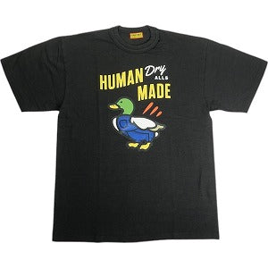 ポ*ト様 HUMAN MADE 両面 ダック Tシャツ L ブラック ヒューマン HUMAN MADE 両面 ダック Tシャツ L ブラック ヒューマンメイド