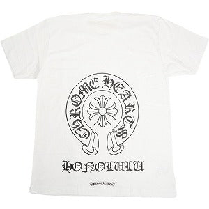 CHROME HEARTS クロム・ハーツ HONOLULU EXCLUSIVE T-Shirt White ホノルル限定 ホースシューTシャツ 白 Size 【L】 【新古品・未使用品】 20817399