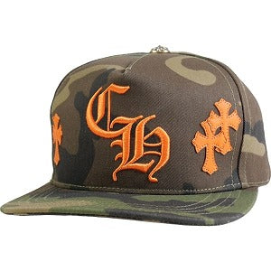 CHROME HEARTS クロム・ハーツ HAT 5 PANEL CAP BSBL CAMO クロスパッチ付きキャップ 緑 Size 【フリー】 【新古品・未使用品】 20817402