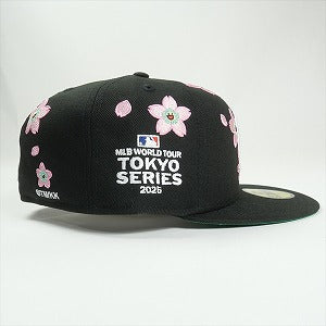 村上隆 ムラカミタカシ ×MLB World Tour Tokyo Series 2025 New Era 59Fifty Dodgers Strapback Hat キャップ 黒 Size 【7　1/2(L)】 【新古品・未使用品】 20817428