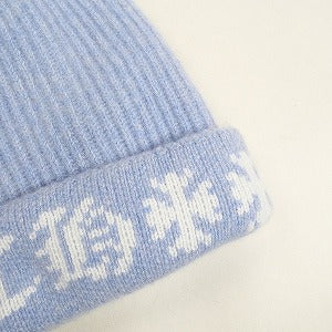 CHROME HEARTS クロム・ハーツ BIG DADDY CASHMERE BEANIE LIGHT BLUE ビーニー 水色 Size 【フリー】 【新古品・未使用品】 20817647