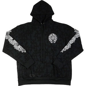 CHROME HEARTS クロム・ハーツ W/BLACK CEMRTY PRINT PULLOVER HOODIE BLACK スウェットパーカー 黒 Size 【L】 【新古品・未使用品】 20817678