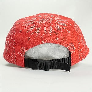 SUPREME シュプリーム 25SS Bandana Jacquard Denim Camp Cap Red キャンプキャップ 赤 Size 【フリー】 【新古品・未使用品】 20817718