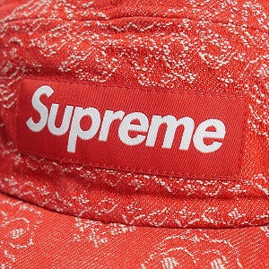 SUPREME シュプリーム 25SS Bandana Jacquard Denim Camp Cap Red キャンプキャップ 赤 Size 【フリー】 【新古品・未使用品】 20817718