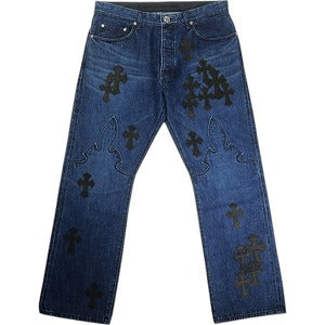 CHROME HEARTS クロム・ハーツ STRTLG FLERKNEE CROSS PATCH JEAN INDIGO デニムパンツ インディゴ Size 【W36】 【新古品・未使用品】 20817732