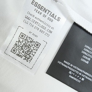 Fear of God フィアーオブゴッド ESSENTIALS Classic Long Sleeve Tee Bright White ロンT 白 Size 【XL】 【新古品・未使用品】 20817759