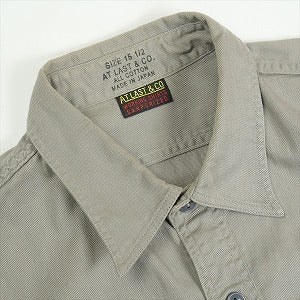 At Last ＆ Co アットラスト/BUTCHER PRODUCTS ブッチャープロダクツ WORK SHIRT 長袖シャツ 灰 Size 【15.5】 【中古品-非常に良い】 20817777