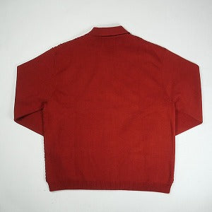 SUPREME シュプリーム 25SS Crochet Zip Up Cardigan Dark Red カーディガン 赤 Size 【M】 【新古品・未使用品】 20817821