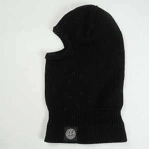 SUPREME シュプリーム ×Stone Island 24AW Glow Knit Balaclava Black バラクラバ 黒 Size 【フリー】 【中古品-ほぼ新品】 20817836
