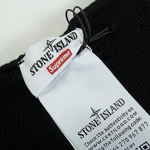 SUPREME シュプリーム ×Stone Island 24AW Glow Knit Balaclava Black バラクラバ 黒 Size 【フリー】 【中古品-ほぼ新品】 20817836