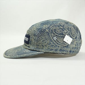 SUPREME シュプリーム 25SS Bandana Jacquard Denim Camp Cap Blue キャンプキャップ 青 Size 【フリー】 【新古品・未使用品】 20817889