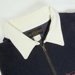 At Last ＆ Co アットラスト/BUTCHER PRODUCTS ブッチャープロダクツ Athletic Jersey ロンT 紺白 Size 【フリー】 【中古品-良い】 20817906