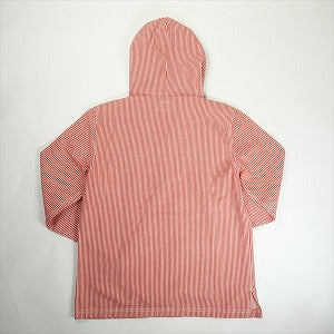 SUPREME シュプリーム 13SS Baja shirt プルオーバーストライプ柄長袖シャツ 赤 Size 【M】 【中古品-良い】 20817930
