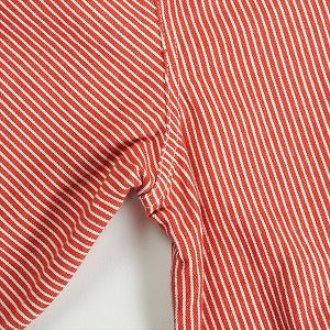 SUPREME シュプリーム 13SS Baja shirt プルオーバーストライプ柄長袖シャツ 赤 Size 【M】 【中古品-良い】 20817930