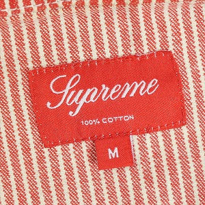SUPREME シュプリーム 13SS Baja shirt プルオーバーストライプ柄長袖シャツ 赤 Size 【M】 【中古品-良い】 20817930