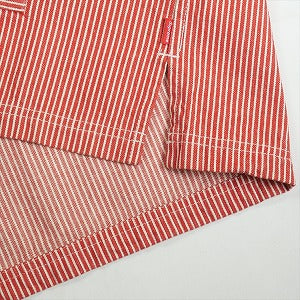 SUPREME シュプリーム 13SS Baja shirt プルオーバーストライプ柄長袖シャツ 赤 Size 【M】 【中古品-良い】 20817930