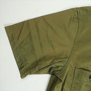 TENDERLOIN テンダーロイン T-WORK SHT S HERRINGBONE 半袖シャツ オリーブ Size 【M】 【中古品-非常に良い】 20817988